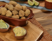 Coração à milanesa