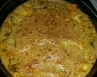 Torta de liquidificador com carne moída