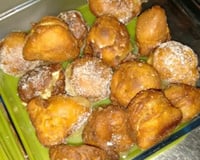 Bolinho de chuva com doce de leite