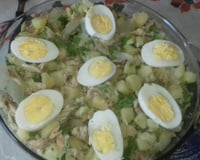 Salada de bacalhau rápida