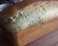 Pão de ervas e especiarias árabes