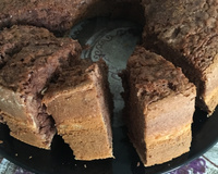 Bolo mesclado de liquidificador