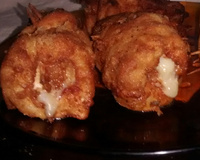 Rolês de frango recheado