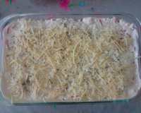 Batata assada gratinada