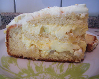 Bolo gelado de abacaxi