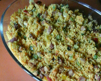 Farofa de bacon com cenoura