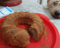 Bolo de aveia com banana