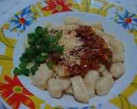 Nhoque de aipim (mandioca ou macaxeira)