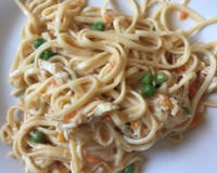 Macarrão ao molho branco