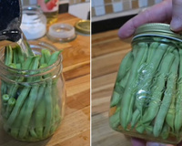 Picles de vagem é meu novo petisco favorito: é fácil de fazer e como ele puro mesmo