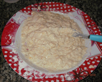 Bolinho de banana de frigideira