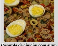 Caçarola de chuchu com atum do Lúcio Cezar