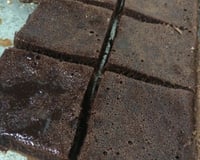 Bolo nega maluca de liquidificador