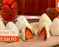 Coxinha de leite em pó