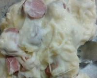 Escondidinho de salsicha