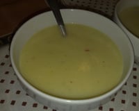 Sopa creme com frango e batata