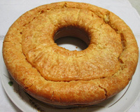 Bolo de pão de queijo de liquidificador da Sissi