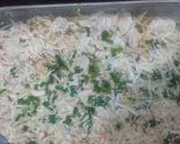 Massa ao molho de camarão e vinho branco