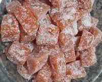 Doce de abóbora cristalizado