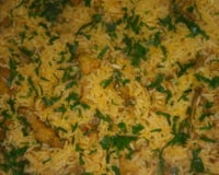 Suan com arroz juntos