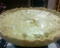 Quiche de espinafre e mussarela