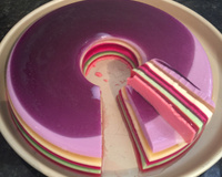 Gelatina Colorida em camadas