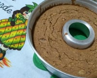 Bolo de banana e maçã sem glúten