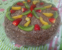 Bolo de mousse de chocolate