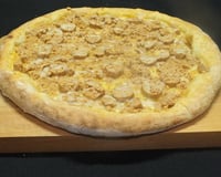 Pizza de paçoca cremosa