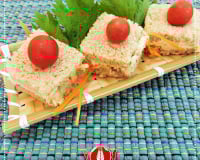 Mini sanduíche de atum da ABIMAPI