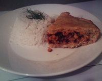 Torta de camarão fácil da Karol