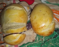 Pão caseiro da Dinda