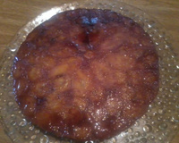 Torta caramelada de banana