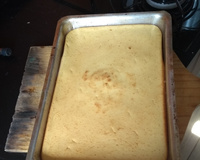 Bolo de leite fervendo