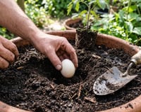 Enterre um ovo na terra e veja o que acontece: este truque simples pode transformar suas plantas