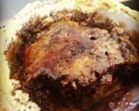 Bolo de cenoura de caneca