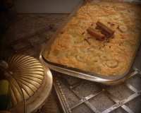 Torta de banana e farofa