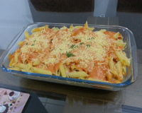 Macarrão com requeijão