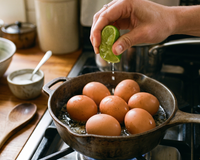 Por que os cozinheiros recomendam adicionar algumas gotas de suco de limão ao cozinhar ovos e como fazer isso corretamente