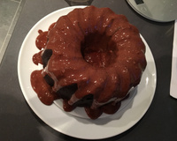 Bolo nega maluca de liquidificador