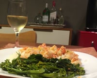 Camarão com leite de coco