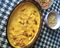 Peito de frango ao creme de milho