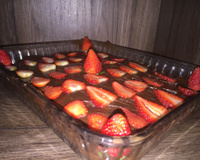 Torta de morango com brigadeiro e oreo