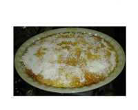 Manjar de leite condensado e coco