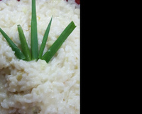 Risoto de alho poró