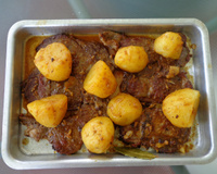 Bife ao molho de laranja