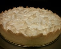 Torta de limão com cobertura de marshmallow