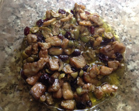 Salada de berinjela no microondas