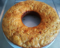 Bolo de granola e maçã