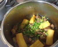 Costela com mandioca